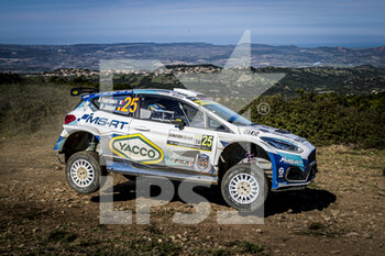 2020-10-09 - 25 FOURMAUX Adrien (FRA), JAMOUL Renaud (FRA), Ford Fiesta R5 MkII, M-Sport Ford WRT WRC 2, action during the 2020 Rally Italia Sardegna, 6th round of the 2020 FIA WRC Championship from October 8 to 11, 2020 at Alghero, Sardegna in Italy - Photo Paulo Maria / DPPI - RALLY OF SARDEGNA - 6TH ROUND OF THE 2020 FIA WRC CHAMPIONSHIP - RALLY - MOTORS