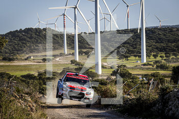 2020-10-09 - 34 CIAMIN Nicolas (FRA), ROCHE Yannick (FRA), Citroen C3 R5, WRC 3, action during the 2020 Rally Italia Sardegna, 6th round of the 2020 FIA WRC Championship from October 8 to 11, 2020 at Alghero, Sardegna in Italy - Photo Paulo Maria / DPPI - RALLY OF SARDEGNA - 6TH ROUND OF THE 2020 FIA WRC CHAMPIONSHIP - RALLY - MOTORS