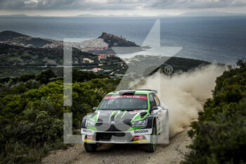 2020-10-10 - 32 SOLBERG Oliver, JOHNNSTON Aaron, Volkswagen Polo GTI R5, action during the 2020 Rally Italia Sardegna, 6th round of the 2020 FIA WRC Championship from October 8 to 11, 2020 at Alghero, Sardegna in Italy - Photo Paulo Maria / DPPI - RALLY DI SARDEGNA - 6TH ROUND OF THE 2020 FIA WRC CHAMPIONSHIP  - RALLY - MOTORS