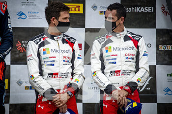2020-10-11 - OGIER Sebastien (FRA), INGRASSIA Julien (FRA), Toyota Yaris WRC, Toyota Gazoo Racing WRT, portrait during the 2020 Rally Italia Sardegna, 6th round of the 2020 FIA WRC Championship from October 8 to 11, 2020 at Alghero, Sardegna in Italy - Photo Paulo Maria / DPPI - RALLY DI SARDEGNA, 6TH ROUND OF THE 2020 FIA WRC CHAMPIONSHIP - SUNDAY - RALLY - MOTORS