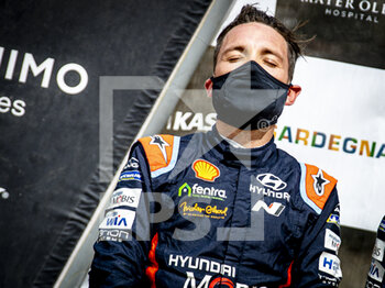2020-10-11 - GILSOUL Nicolas (BEL), Hyundai i20 Coupe WRC, Hyundai Shell Mobis WRT, portrait during the 2020 Rally Italia Sardegna, 6th round of the 2020 FIA WRC Championship from October 8 to 11, 2020 at Alghero, Sardegna in Italy - Photo Paulo Maria / DPPI - RALLY DI SARDEGNA, 6TH ROUND OF THE 2020 FIA WRC CHAMPIONSHIP - SUNDAY - RALLY - MOTORS