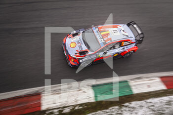 2020-12-03 - 11 NEUVILLE Thierry (BEL), GILSOUL Nicolas (BEL), Hyundai i20 Coupe WRC, Hyundai Shell Mobis WRT, action during the 2020 ACI Rally Monza, 7th round of the 2020 FIA WRC Championship from December 3 to 8, 2020 at Monza, Brianza in Italy - Photo François Flamand / DPPI - 2020 ACI RALLY MONZA, 7TH ROUND OF THE FIA WRC CHAMPIONSHIP - THURSDAY - RALLY - MOTORS