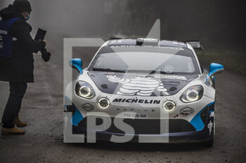 2020-12-03 - 80 Pierre RAGUES (FRA), Julien PESENTI (FRA), ALPINE A110, action during the 2020 ACI Rally Monza, 7th round of the 2020 FIA WRC Championship from December 3 to 8, 2020 at Monza, Brianza in Italy - Photo Grégory Lenormand / DPPI - 2020 ACI RALLY MONZA, 7TH ROUND OF THE FIA WRC CHAMPIONSHIP - THURSDAY - RALLY - MOTORS