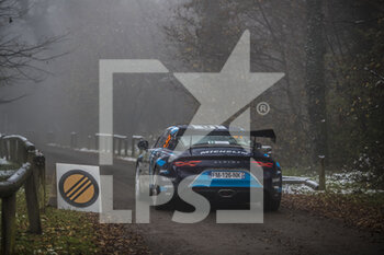 2020-12-03 - 80 Pierre RAGUES (FRA), Julien PESENTI (FRA), ALPINE A110, action during the 2020 ACI Rally Monza, 7th round of the 2020 FIA WRC Championship from December 3 to 8, 2020 at Monza, Brianza in Italy - Photo Grégory Lenormand / DPPI - 2020 ACI RALLY MONZA, 7TH ROUND OF THE FIA WRC CHAMPIONSHIP - THURSDAY - RALLY - MOTORS