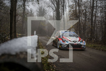 2020-12-03 - 33 EVANS Elfyn (GBR), MARTIN Scott (GBR), Toyota Yaris WRC, Toyota Gazoo Racing WRT, action during the 2020 ACI Rally Monza, 7th round of the 2020 FIA WRC Championship from December 3 to 8, 2020 at Monza, Brianza in Italy - Photo Grégory Lenormand / DPPI - 2020 ACI RALLY MONZA, 7TH ROUND OF THE FIA WRC CHAMPIONSHIP - THURSDAY - RALLY - MOTORS