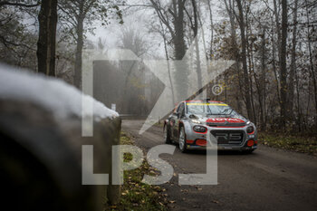 2020-12-03 - 21 OSTBERG Mads (NOR), ERIKSEN Torstein (NOR), Citroen C3 R5, PH Sport WRC 2, action during the 2020 ACI Rally Monza, 7th round of the 2020 FIA WRC Championship from December 3 to 8, 2020 at Monza, Brianza in Italy - Photo Grégory Lenormand / DPPI - 2020 ACI RALLY MONZA, 7TH ROUND OF THE FIA WRC CHAMPIONSHIP - THURSDAY - RALLY - MOTORS
