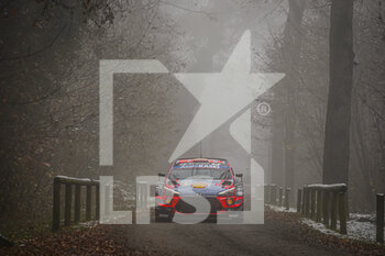 2020-12-03 - 06 Dani SORDO (ESP), Carlos DEL BARRIO (ESP), Hyundai i20 Coupe WRC, Hyundai Shell Mobis WRT, action during the 2020 ACI Rally Monza, 7th round of the 2020 FIA WRC Championship from December 3 to 8, 2020 at Monza, Brianza in Italy - Photo François Flamand / DPPI - 2020 ACI RALLY MONZA, 7TH ROUND OF THE FIA WRC CHAMPIONSHIP - THURSDAY - RALLY - MOTORS