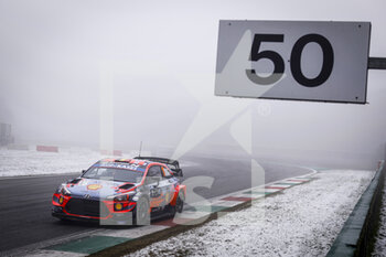 2020-12-03 - 11 NEUVILLE Thierry (BEL), GILSOUL Nicolas (BEL), Hyundai i20 Coupe WRC, Hyundai Shell Mobis WRT, action during the 2020 ACI Rally Monza, 7th round of the 2020 FIA WRC Championship from December 3 to 8, 2020 at Monza, Brianza in Italy - Photo François Flamand / DPPI - 2020 ACI RALLY MONZA, 7TH ROUND OF THE FIA WRC CHAMPIONSHIP - THURSDAY - RALLY - MOTORS