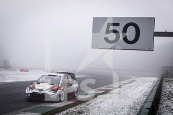 2020-12-03 - 33 EVANS Elfyn (GBR), MARTIN Scott (GBR), Toyota Yaris WRC, Toyota Gazoo Racing WRT, action during the 2020 ACI Rally Monza, 7th round of the 2020 FIA WRC Championship from December 3 to 8, 2020 at Monza, Brianza in Italy - Photo François Flamand / DPPI - 2020 ACI RALLY MONZA, 7TH ROUND OF THE FIA WRC CHAMPIONSHIP - THURSDAY - RALLY - MOTORS