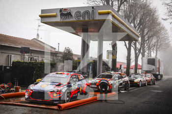 2020-12-03 - 11 NEUVILLE Thierry (BEL), GILSOUL Nicolas (BEL), Hyundai i20 Coupe WRC, Hyundai Shell Mobis WRT, ambiance during the 2020 ACI Rally Monza, 7th round of the 2020 FIA WRC Championship from December 3 to 8, 2020 at Monza, Brianza in Italy - Photo François Flamand / DPPI - 2020 ACI RALLY MONZA, 7TH ROUND OF THE FIA WRC CHAMPIONSHIP - THURSDAY - RALLY - MOTORS