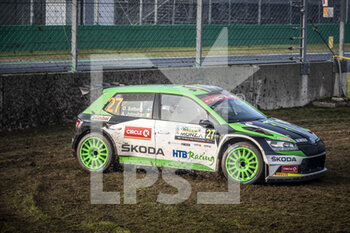 2020-12-03 - 27 SOLBERG Oliver, JOHNNSTON Aaron, SKODA Fabia Evo WRC3 during the 2020 ACI Rally Monza, 7th round of the 2020 FIA WRC Championship from December 3 to 8, 2020 at Monza, Brianza in Italy - Photo Grégory Lenormand / DPPI - 2020 ACI RALLY MONZA, 7TH ROUND OF THE FIA WRC CHAMPIONSHIP - THURSDAY - RALLY - MOTORS