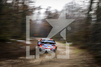 2020-12-03 - 08 TANAK Ott (EST), JARVEOJA Martin (EST), Hyundai i20 Coupe WRC, Hyundai Shell Mobis WRT, action during the 2020 ACI Rally Monza, 7th round of the 2020 FIA WRC Championship from December 3 to 8, 2020 at Monza, Brianza in Italy - Photo François Flamand / DPPI - 2020 ACI RALLY MONZA, 7TH ROUND OF THE FIA WRC CHAMPIONSHIP - THURSDAY - RALLY - MOTORS