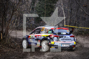 2020-12-03 - 25 Jari HUTTUNEN (FIN), Mikko LUKKA (FIN), Hyundai i20 R5, Hyundai Motorsport N WRC 2, action during the 2020 ACI Rally Monza, 7th round of the 2020 FIA WRC Championship from December 3 to 8, 2020 at Monza, Brianza in Italy - Photo François Flamand / DPPI - 2020 ACI RALLY MONZA, 7TH ROUND OF THE FIA WRC CHAMPIONSHIP - THURSDAY - RALLY - MOTORS