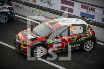 2020-12-03 - 24 Marco BULACIA WILKINSON (bol), Marcelo DER OHANNESIAN (arg), CITROEN C3, WRC 3, ambiance, during the 2020 ACI Rally Monza, 7th round of the 2020 FIA WRC Championship from December 3 to 8, 2020 at Monza, Brianza in Italy - Photo Grégory Lenormand / DPPI - 2020 ACI RALLY MONZA, 7TH ROUND OF THE FIA WRC CHAMPIONSHIP - THURSDAY - RALLY - MOTORS