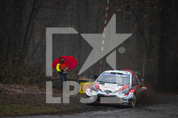 2020-12-04 - 17 OGIER Sebastien (FRA), INGRASSIA Julien (FRA), Toyota Yaris WRC, Toyota Gazoo Racing WRT, action during the 2020 ACI Rally Monza, 7th round of the 2020 FIA WRC Championship from December 3 to 8, 2020 at Monza, Brianza in Italy - Photo Grégory Lenormand / DPPI - 2020 ACI RALLY MONZA, 7TH ROUND OF THE FIA WRC CHAMPIONSHIP - FRIDAY - RALLY - MOTORS