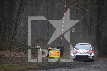 2020-12-04 - 69 ROVANPERA Kalle (FIN), HALTTUNEN Jonne (FIN), Toyota Yaris WRC, Toyota Gazoo Racing WRT, actionduring the 2020 ACI Rally Monza, 7th round of the 2020 FIA WRC Championship from December 3 to 8, 2020 at Monza, Brianza in Italy - Photo Grégory Lenormand / DPPI - 2020 ACI RALLY MONZA, 7TH ROUND OF THE FIA WRC CHAMPIONSHIP - FRIDAY - RALLY - MOTORS