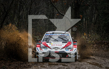 2020-12-04 - 17 OGIER Sebastien (FRA), INGRASSIA Julien (FRA), Toyota Yaris WRC, Toyota Gazoo Racing WRT, action during the 2020 ACI Rally Monza, 7th round of the 2020 FIA WRC Championship from December 3 to 8, 2020 at Monza, Brianza in Italy - Photo François Flamand / DPPI - 2020 ACI RALLY MONZA, 7TH ROUND OF THE FIA WRC CHAMPIONSHIP - FRIDAY - RALLY - MOTORS