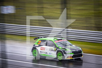 2020-12-04 - 27 SOLBERG Oliver, JOHNNSTON Aaron, SKODA Fabia Evo WRC3 during the 2020 ACI Rally Monza, 7th round of the 2020 FIA WRC Championship from December 3 to 8, 2020 at Monza, Brianza in Italy - Photo Grégory Lenormand / DPPI - 2020 ACI RALLY MONZA, 7TH ROUND OF THE FIA WRC CHAMPIONSHIP - FRIDAY - RALLY - MOTORS