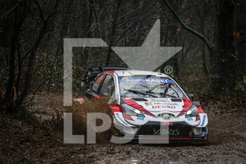 2020-12-04 - 69 ROVANPERA Kalle (FIN), HALTTUNEN Jonne (FIN), Toyota Yaris WRC, Toyota Gazoo Racing WRT, action during the 2020 ACI Rally Monza, 7th round of the 2020 FIA WRC Championship from December 3 to 8, 2020 at Monza, Brianza in Italy - Photo François Flamand / DPPI - 2020 ACI RALLY MONZA, 7TH ROUND OF THE FIA WRC CHAMPIONSHIP - FRIDAY - RALLY - MOTORS