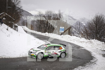 2020-12-05 - 34 Andreas MIKKELSEN (NOR), Anders JAEGER (NOR), SKODA FabiaWRC 3, action during the 2020 ACI Rally Monza, 7th round of the 2020 FIA WRC Championship from December 3 to 8, 2020 at Monza, Brianza in Italy - Photo François Flamand / DPPI - 2020 ACI RALLY MONZA, 7TH ROUND OF THE FIA WRC CHAMPIONSHIP - SATURDAY - RALLY - MOTORS