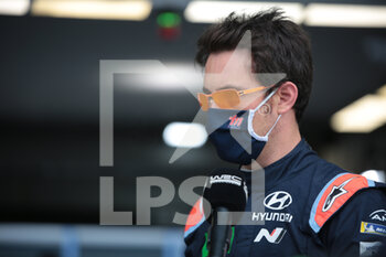2020-12-06 - NEUVILLE Thierry (BEL), Hyundai i20 Coupe WRC, Hyundai Shell Mobis WRT, portrait during the 2020 ACI Rally Monza, 7th round of the 2020 FIA WRC Championship from December 3 to 8, 2020 at Monza, Brianza in Italy - Photo M. Bettiol / ACI Rally Monza / DPPI - 2020 ACI RALLY MONZA, 7TH ROUND OF THE FIA WRC CHAMPIONSHIP - SUNDAY - RALLY - MOTORS