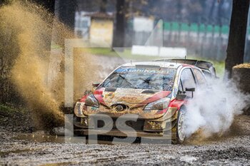 2020-12-06 - 33 EVANS Elfyn (GBR), MARTIN Scott (GBR), Toyota Yaris WRC, Toyota Gazoo Racing WRT, action during the 2020 ACI Rally Monza, 7th round of the 2020 FIA WRC Championship from December 3 to 8, 2020 at Monza, Brianza in Italy - Photo Grégory Lenormand / DPPI - 2020 ACI RALLY MONZA, 7TH ROUND OF THE FIA WRC CHAMPIONSHIP - SUNDAY - RALLY - MOTORS