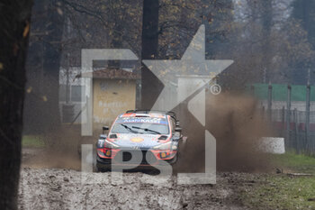 2020-12-06 - 08 TANAK Ott (EST), JARVEOJA Martin (EST), Hyundai i20 Coupe WRC, Hyundai Shell Mobis WRT, action during the 2020 ACI Rally Monza, 7th round of the 2020 FIA WRC Championship from December 3 to 8, 2020 at Monza, Brianza in Italy - Photo Grégory Lenormand / DPPI - 2020 ACI RALLY MONZA, 7TH ROUND OF THE FIA WRC CHAMPIONSHIP - SUNDAY - RALLY - MOTORS