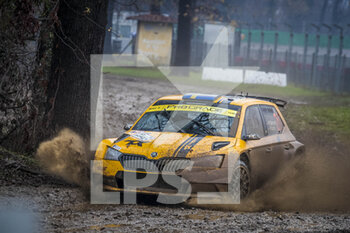2020-12-06 - 20 Pontus TIDEMAND (swe), Patrik BARTH (swe), TOKSPORT WRT, SKODA Fabia Evo, WRC 2, action during the 2020 ACI Rally Monza, 7th round of the 2020 FIA WRC Championship from December 3 to 8, 2020 at Monza, Brianza in Italy - Photo Grégory Lenormand / DPPI - 2020 ACI RALLY MONZA, 7TH ROUND OF THE FIA WRC CHAMPIONSHIP - SUNDAY - RALLY - MOTORS