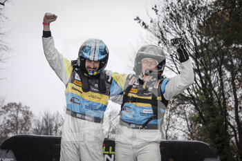 2020-12-06 - 39 Tom KRISTENSSON (SWE), Joakim SJÖBERG (SWE), FORD Fiesta, JWRC, ambiance Winner JWRC during the 2020 ACI Rally Monza, 7th round of the 2020 FIA WRC Championship from December 3 to 8, 2020 at Monza, Brianza in Italy - Photo François Flamand / DPPI - 2020 ACI RALLY MONZA, 7TH ROUND OF THE FIA WRC CHAMPIONSHIP - SUNDAY - RALLY - MOTORS