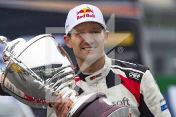 2020-12-06 - OGIER Sebastien (FRA), Toyota Yaris WRC, Toyota Gazoo Racing WRT, portrait, podium, 2020 world champions, during the 2020 ACI Rally Monza, 7th round of the 2020 FIA WRC Championship from December 3 to 8, 2020 at Monza, Brianza in Italy - Photo Grégory Lenormand / DPPI - 2020 ACI RALLY MONZA, 7TH ROUND OF THE FIA WRC CHAMPIONSHIP - SUNDAY - RALLY - MOTORS