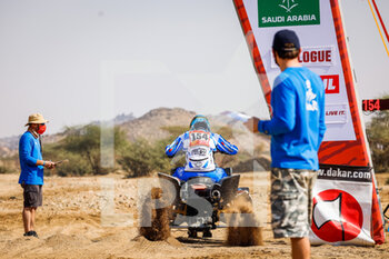 2021-01-02 - 154 Andujar Manuel (arg), Yamaha, 7240 Team, Quad, action during the Dakar 2021âs Prologue and start podium ceremony in Jeddah, Saudi Arabia on January 2, 2021 - Photo Frédéric Le Flocâh / DPPI - DAKAR 2021- PROLOGUE AND START PODIUM - RALLY - MOTORS