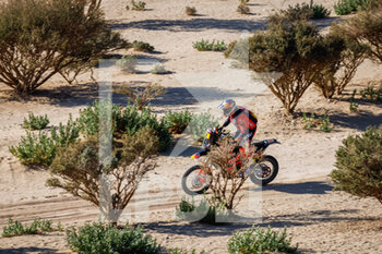 2021-01-03 - 03 Price Toby (aus), KTM, Red Bull KTM Factory Team, Moto, Bike, action during the 1st stage of the Dakar 2021 between Jeddah and Bisha, in Saudi Arabia on January 3, 2021 - Photo Frédéric Le Flocâh / DPPI - DAKAR 2021 - FIRST STAGE - JEDDAH - BISHA - RALLY - MOTORS
