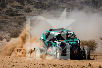 2021-01-03 - 412 Alsaif Saleh (sau), Montijano Oriol Vidal (esp), Can-Am, Black Horse, SSV Series - T4, action during the 1st stage of the Dakar 2021 between Jeddah and Bisha, in Saudi Arabia on January 3, 2021 - Photo Florent Gooden / DPPI - DAKAR 2021 - FIRST STAGE - JEDDAH - BISHA - RALLY - MOTORS