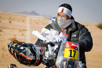 2021-01-06 - Pedrero Garcia Juan (esp), KTM, FN Speed - Rieju Team, Moto, Bike, portrait during the 4th stage of the Dakar 2021 between Wadi Al Dawasir and Riyadh, in Saudi Arabia on January 6, 2021 - Photo Florent Gooden / DPPI - DAKAR 2021 - 4TH STAGE - WADI AL DAWASIR - RIYADH - RALLY - MOTORS