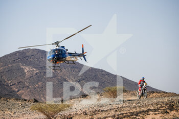 2021-01-06 - 87 Mena Oriol (esp), KTM, FN Speed - Rieju Team, Moto, Bike, action during the 4th stage of the Dakar 2021 between Wadi Al Dawasir and Riyadh, in Saudi Arabia on January 6, 2021 - Photo Antonin Vincent / DPPI - DAKAR 2021 - 4TH STAGE - WADI AL DAWASIR - RIYADH - RALLY - MOTORS
