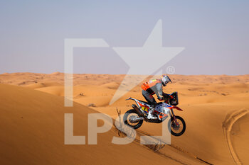 2021-01-08 - 09 Howes Skyler (usa), KTM, Bas Dakar KTM Racing Team, Moto, Bike, action during the 6th stage of the Dakar 2021 between Al Qaisumah and Ha'il, in Saudi Arabia on January 8, 2021 - Photo Florent Gooden / DPPI - DAKAR 2021 - 6TH STAGE - AL QAISUMAH - HA'IL - RALLY - MOTORS
