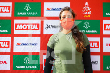 2021-01-09 - Akeel Dania (sau), Saudian female driver who want to take part to the Dakar Rally in 2022 during the Rest Day of the Dakar 2021 in Ha'il, in Saudi Arabia on January 9, 2021 - Photo Julien Delfosse / DPPI - DAKAR 2021 - REST DAY - RALLY - MOTORS