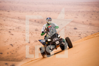 2021-01-10 - 159 Enrico Giovanni (chl), Yamaha, Enrico Racing Team, Quad, action during the 7th stage of the Dakar 2021 between Ha'il and Sakaka, in Saudi Arabia on January 10, 2021 - Photo Antonin Vincent / DPPI - 7TH STAGE OF THE DAKAR 2021 BETWEEN HA'IL AND SAKAKA - RALLY - MOTORS