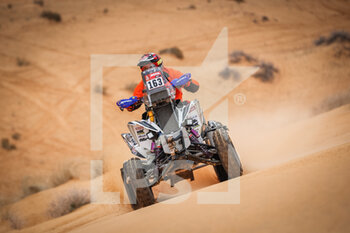 2021-01-10 - 163 Copetti Pablo (usa), Yamaha, MX Devesa By Berta, Motul, Quad, action during the 7th stage of the Dakar 2021 between Ha'il and Sakaka, in Saudi Arabia on January 10, 2021 - Photo Antonin Vincent / DPPI - 7TH STAGE OF THE DAKAR 2021 BETWEEN HA'IL AND SAKAKA - RALLY - MOTORS