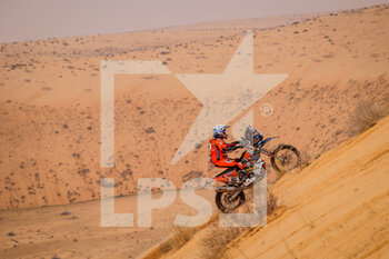 2021-01-10 - 86 Herbst Charlie (fra), KTM, Team Charlie Herbst, Motul, Moto, Bike, action during the 7th stage of the Dakar 2021 between Ha'il and Sakaka, in Saudi Arabia on January 10, 2021 - Photo Florent Gooden / DPPI - 7TH STAGE OF THE DAKAR 2021 BETWEEN HA'IL AND SAKAKA - RALLY - MOTORS
