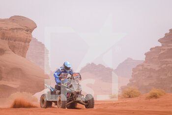 2021-01-13 - 154 Andujar Manuel (arg), Yamaha, 7240 Team, Quad, action during the 10th stage of the Dakar 2021 between Neom and Al-?Ula, in Saudi Arabia on January 13, 2021 - Photo Frédéric Le Floc'h / DPPI - 10TH STAGE OF THE DAKAR 2021 BETWEEN NEOM AND ALULA - RALLY - MOTORS