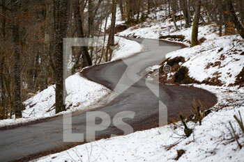 2021-01-21 - Illustration, snow, road, during the 2021 WRC World Rally Car Championship, Monte Carlo rally on January 20 to 24, 2021 at Monaco - Photo GrÃ©gory Lenormand / DPPI - 2021 WRC WORLD RALLY CAR CHAMPIONSHIP, MONTE CARLO - THURSDAY  - RALLY - MOTORS