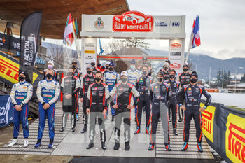 2021-01-21 - Official WRC Drivers photo during the 2021 WRC World Rally Car Championship, Monte Carlo rally on January 20 to 24, 2021 at Monaco - Photo: ACM / Stephane Demard / DPPI - 2021 WRC WORLD RALLY CAR CHAMPIONSHIP, MONTE CARLO - THURSDAY  - RALLY - MOTORS