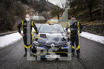 2021-01-21 - 00 Florian BERNARDI (FRA), Victor BELLOTTO (FRA), Renault Clio Rally 4, ambiance during the 2021 WRC World Rally Car Championship, Monte Carlo rally on January 20 to 24, 2021 at Monaco - Photo Francois Flamand / DPPI - 2021 WRC WORLD RALLY CAR CHAMPIONSHIP, MONTE CARLO - THURSDAY  - RALLY - MOTORS