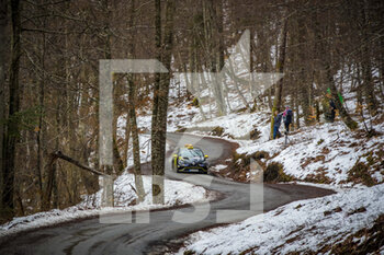 2021-01-21 - 00 Florian BERNARDI (FRA), Victor BELLOTTO (FRA), Renault Clio Rally 4, action during the 2021 WRC World Rally Car Championship, Monte Carlo rally on January 20 to 24, 2021 at Monaco - Photo GrÃ©gory Lenormand / DPPI - 2021 WRC WORLD RALLY CAR CHAMPIONSHIP, MONTE CARLO - THURSDAY  - RALLY - MOTORS