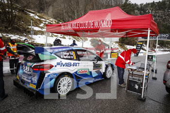 2021-01-21 - 03 Teemu SUNINEN (FIN), Mikko MARKKULA (FIN), M-SPORT FORD WORLD RALLY TEAM, FORD Fiesta WRC, action commissaire, marshall during the 2021 WRC World Rally Car Championship, Monte Carlo rally on January 20 to 24, 2021 at Monaco - Photo Francois Flamand / DPPI - 2021 WRC WORLD RALLY CAR CHAMPIONSHIP, MONTE CARLO - THURSDAY  - RALLY - MOTORS