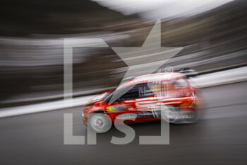 2021-01-21 - 29 Nicolas CIAMIN (FRA), Yannick ROCHE (FRA), CITROËN C3, RC2 Rally2, action during the 2021 WRC World Rally Car Championship, Monte Carlo rally on January 20 to 24, 2021 at Monaco - Photo Francois Flamand / DPPI - 2021 WRC WORLD RALLY CAR CHAMPIONSHIP, MONTE CARLO - THURSDAY  - RALLY - MOTORS