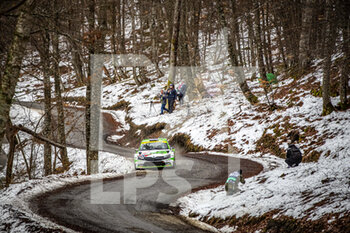 2021-01-21 - 25 Andreas MIKKELSEN (NOR), Ola FLOENE (NOR), TOKSPORT WRT SKODA Fabia Evo, RC2 Rally2, action during the 2021 WRC World Rally Car Championship, Monte Carlo rally on January 20 to 24, 2021 at Monaco - Photo GrÃ©gory Lenormand / DPPI - 2021 WRC WORLD RALLY CAR CHAMPIONSHIP, MONTE CARLO - THURSDAY  - RALLY - MOTORS