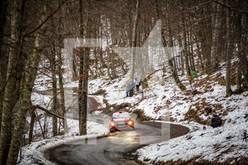 2021-01-21 - 29 Yohan ROSSEL (FRA), Benoit FULCRAND (FRA), CITROEN C3 RC2 Rally2, action during the 2021 WRC World Rally Car Championship, Monte Carlo rally on January 20 to 24, 2021 at Monaco - Photo GrÃ©gory Lenormand / DPPI - 2021 WRC WORLD RALLY CAR CHAMPIONSHIP, MONTE CARLO - THURSDAY  - RALLY - MOTORS
