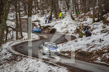 2021-01-21 - 42 Cedric ROBERT (FRA), Matthieu DUVAL (FRA), ALPINE A110, RGT RGT cars, action during the 2021 WRC World Rally Car Championship, Monte Carlo rally on January 20 to 24, 2021 at Monaco - Photo GrÃ©gory Lenormand / DPPI - 2021 WRC WORLD RALLY CAR CHAMPIONSHIP, MONTE CARLO - THURSDAY  - RALLY - MOTORS